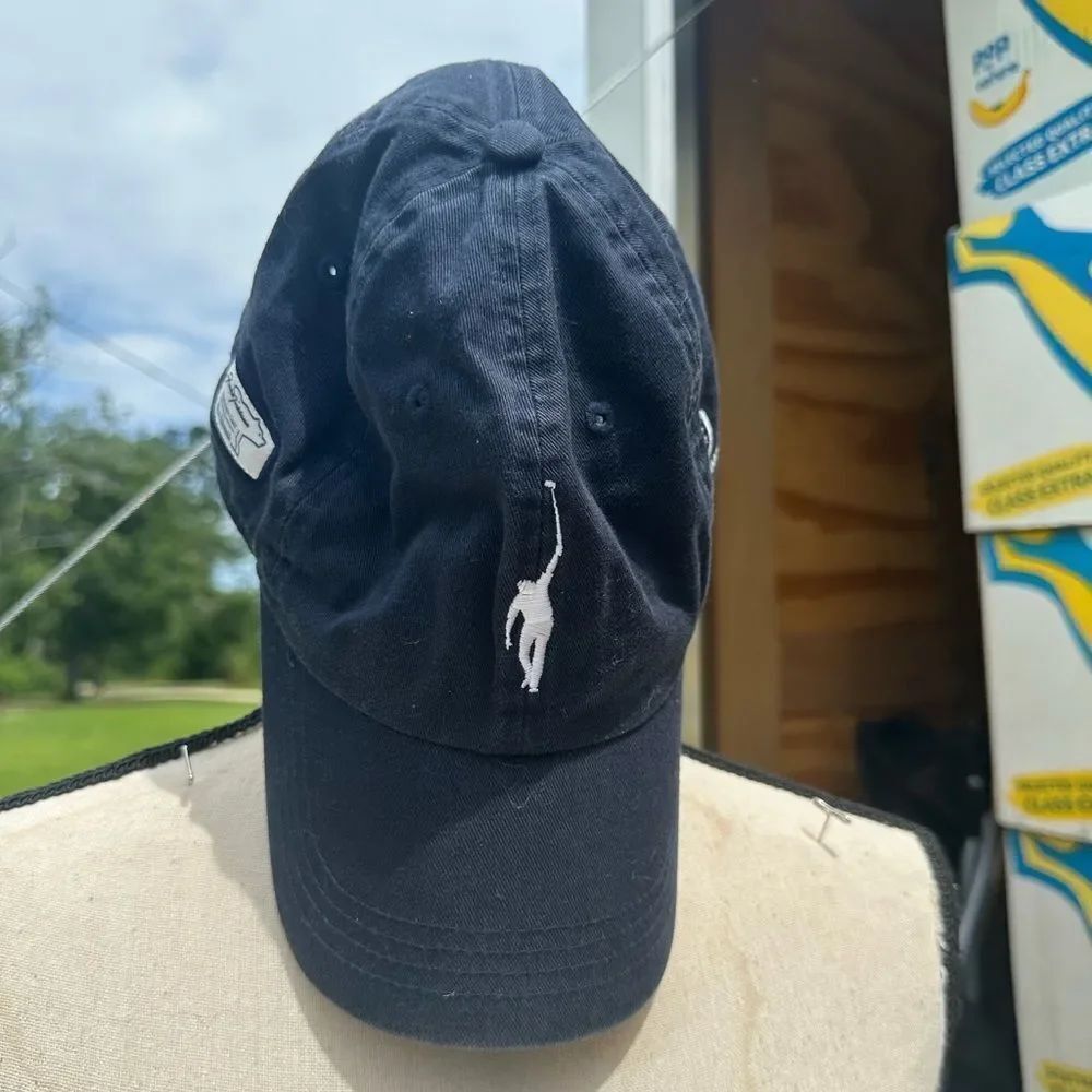 Navy Jack Nicholson Golf  Cap with White Logo